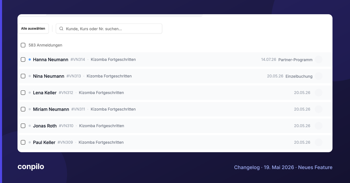 Changelog-Titelbild: Anmeldungen neu gedacht: ein geführter Flow